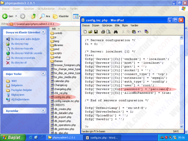 Wamp-Server-phpMyAdmin-root-parola-ayari-06